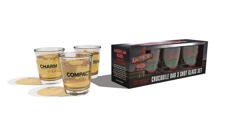 AMERICAN GODS CROCODILE BAR SHOT GLASS SET