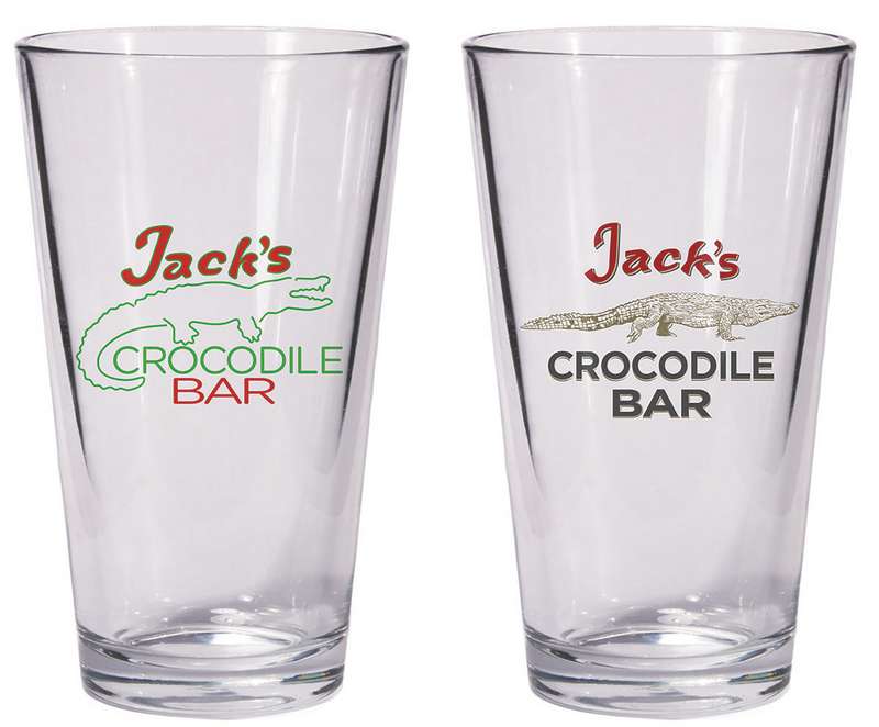 AMERICAN GODS JACKS CROCODILE BAR PINT GLASS SET
