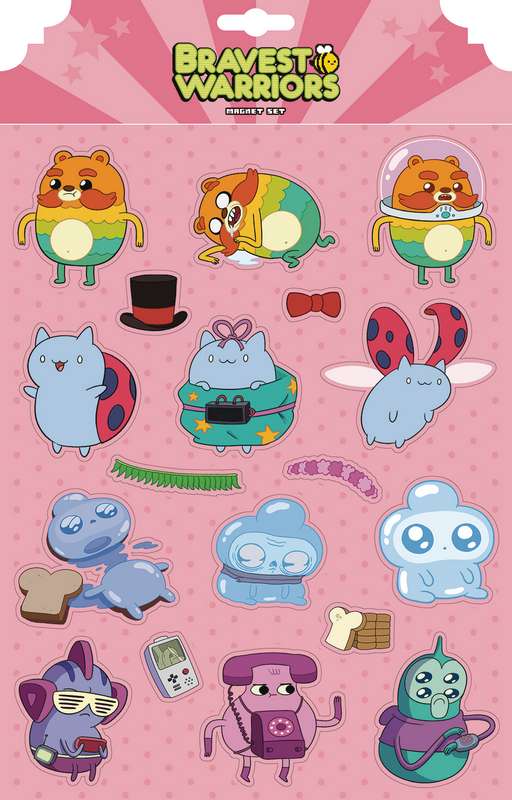BRAVEST WARRIORS MAGNET SET