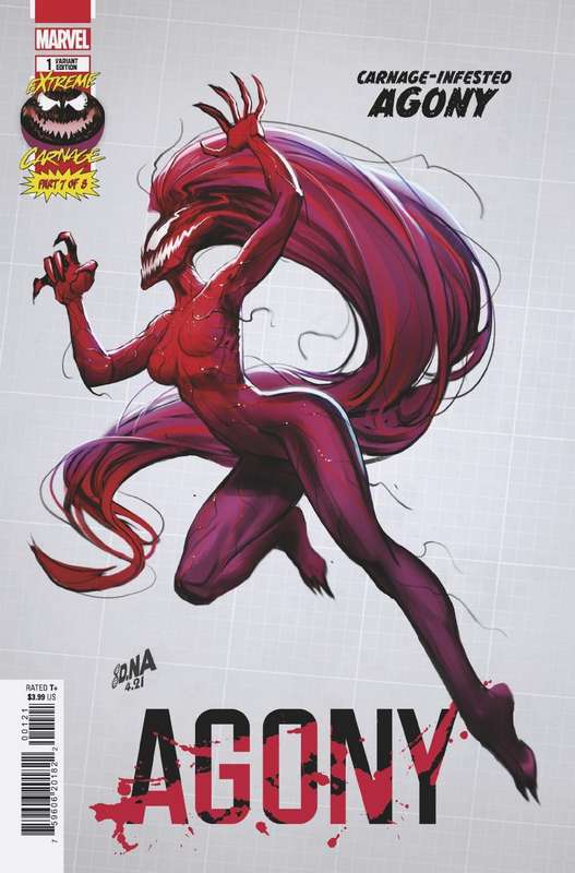 EXTREME CARNAGE AGONY #1 1:10 NAKAYAMA DESIGN VARIANT
