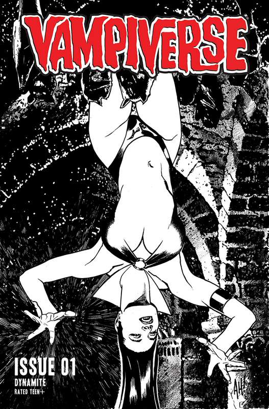 VAMPIVERSE #1 CVR H 1:20 RATIO VARIANT HUGHES LINE ART  VAMPIVERSE #1 CVR H 1:20 RATIO VARIANT HUGHES LINE ART