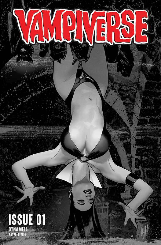 VAMPIVERSE #1 CVR K 1:40 RATIO VARIANT HUGHES B&W  VAMPIVERSE #1 CVR K 1:40 RATIO VARIANT HUGHES B&W