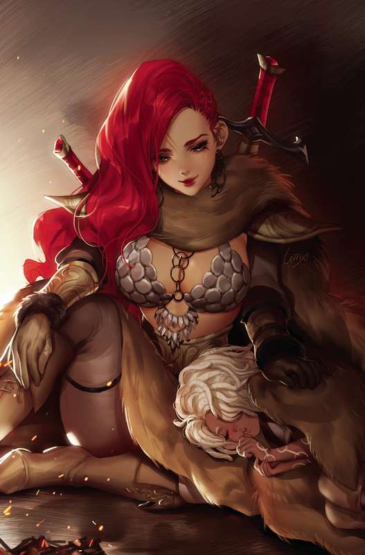 RED SONJA (2021) #2 CVR P 1:7 FOC RATIO VARIANT LI VIRGIN