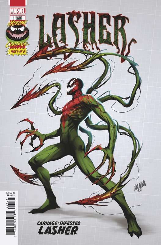 EXTREME CARNAGE LASHER #1 1:10 NAKAYAMA DESIGN RATIO VARIANT