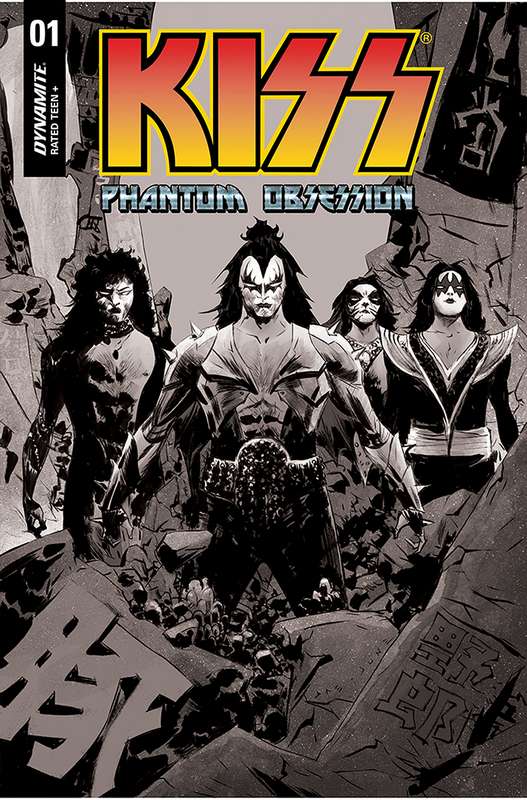 KISS PHANTOM OBSESSION #1 CVR I 1:25 RATIO VARIANT LEE B&W LINE AR