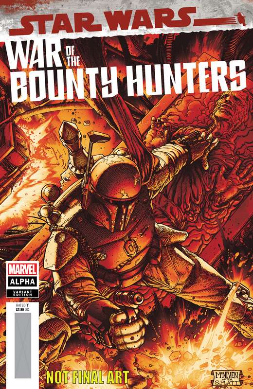 STAR WARS WAR BOUNTY HUNTERS ALPHA #1 MCNIVEN CRIMSON VARIANT