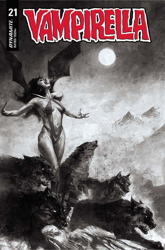 VAMPIRELLA #21 1:40 MASTRAZZO B&W RATIO VARIANT