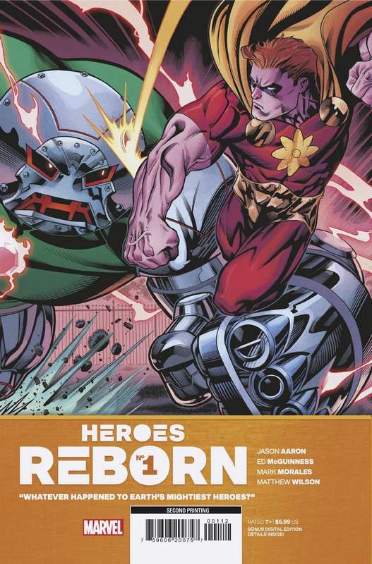 HEROES REBORN #1 (OF 7) 2ND PTG MCGUINNESS PTG VARIANT