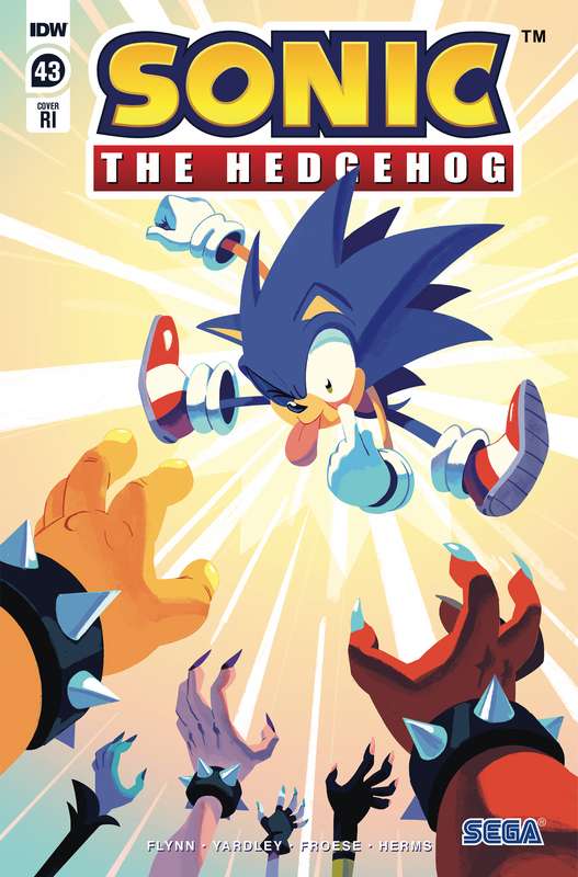 SONIC THE HEDGEHOG #43 CVR C 1:10 RATIO VARIANT FOURDRAINE