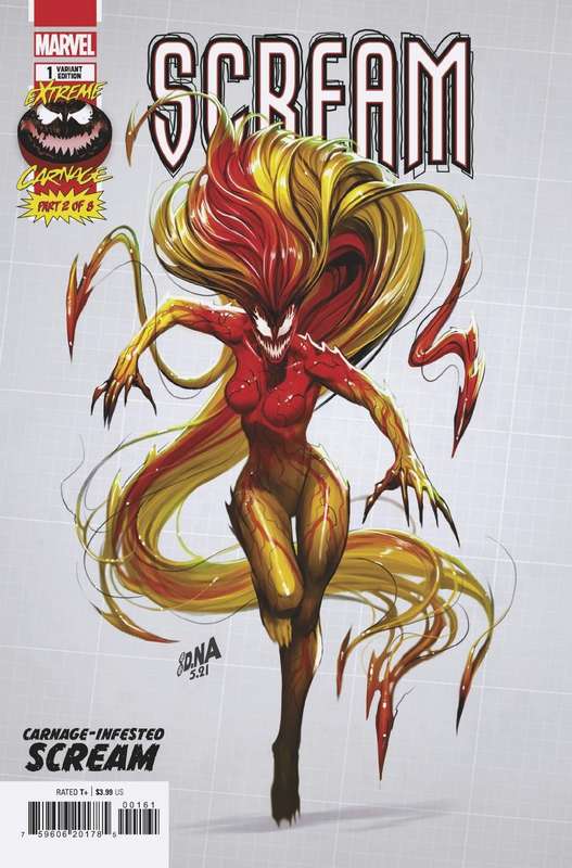 EXTREME CARNAGE SCREAM #1 1:25 NAKAYAMA DESIGN RATIO VARIANT