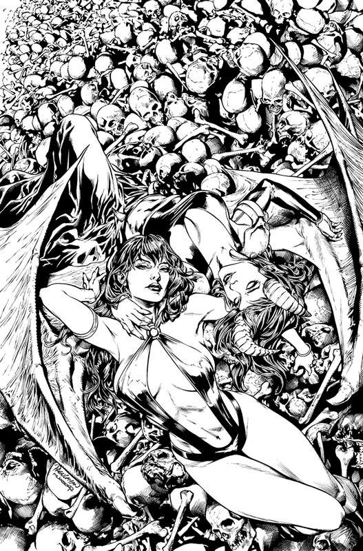VAMPIRELLA VS PURGATORI #5 CVR Q 1:15 FOC RATIO VARIANT PAGULAYAN