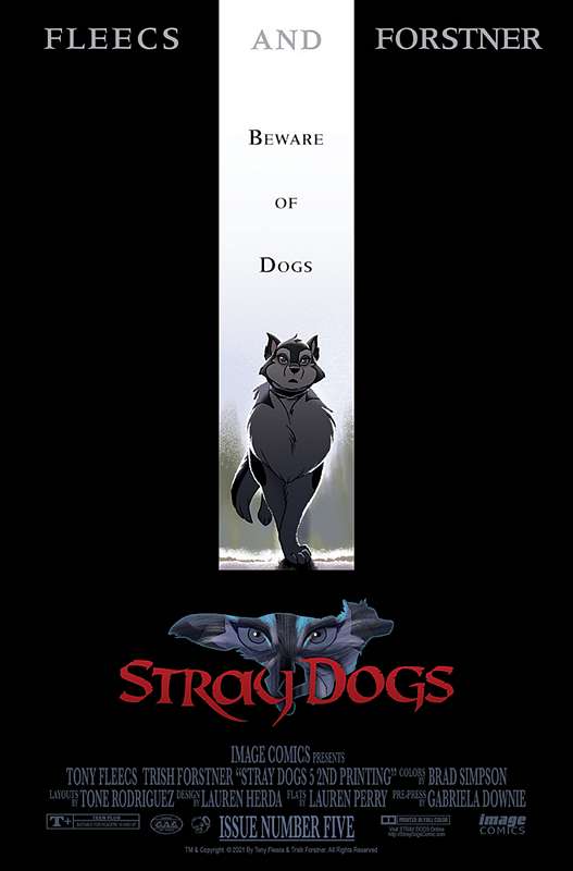 STRAY DOGS #5 2ND PTG CVR B 1:10 RATIO VARIANT