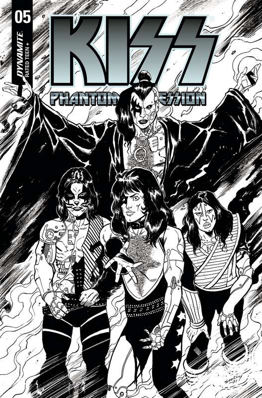 KISS PHANTOM OBSESSION #5 CVR H 1:25 RATIO VARIANT SEELEY B&W LINE