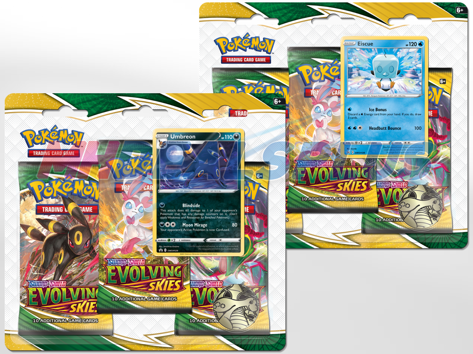 POKEMON TCG (PKM): S&S7: EVOLVING SKIES THREE-BOOSTER BLISTER PACK