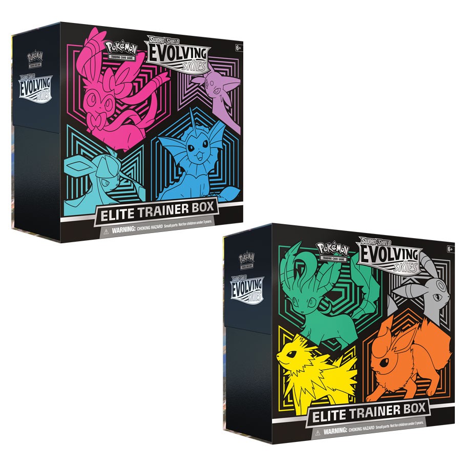 POKEMON TCG (PKM): S&S7: EVOLVING SKIES ELITE TRAINER BOX (1 of 2 styles)