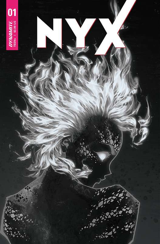 NYX #1 CVR F 1:10 RATIO VARIANT BESCH B&W