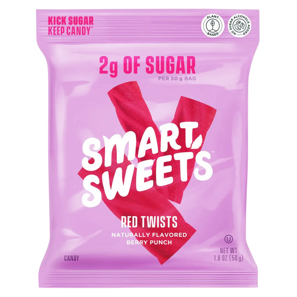 SmartSweets Red Twists Licorice 1.8oz