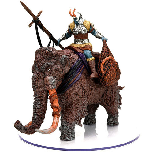 D&D Fantasy Miniatures: Icons of the Realms Snowbound Frost Giant and Mammoth