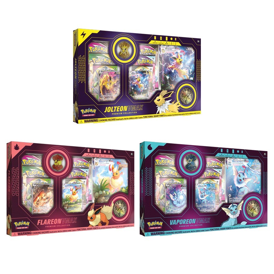 Pokemon TCG (PKMN): Eevee Evolution VMAX Premium Collection (one of three)