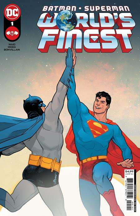 BATMAN SUPERMAN WORLDS FINEST #1 CVR H INC 1:50 EVAN DOC SHANER HIGH FIVE CARD STOCK VARIANT