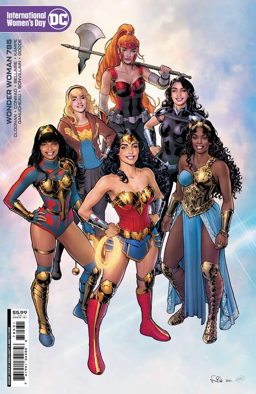 WONDER WOMAN #785 CVR C NICOLA SCOTT INTERNATIONAL WOMENS DAY CARD STOCK VARIANT (TRIAL OF THE AMAZO