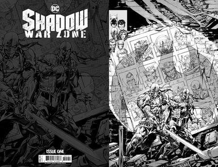 SHADOW WAR ZONE #1 (ONE SHOT) CVR D INC 1:50 HOWARD PORTER B&W X-MEN HOMAGE VARIANT