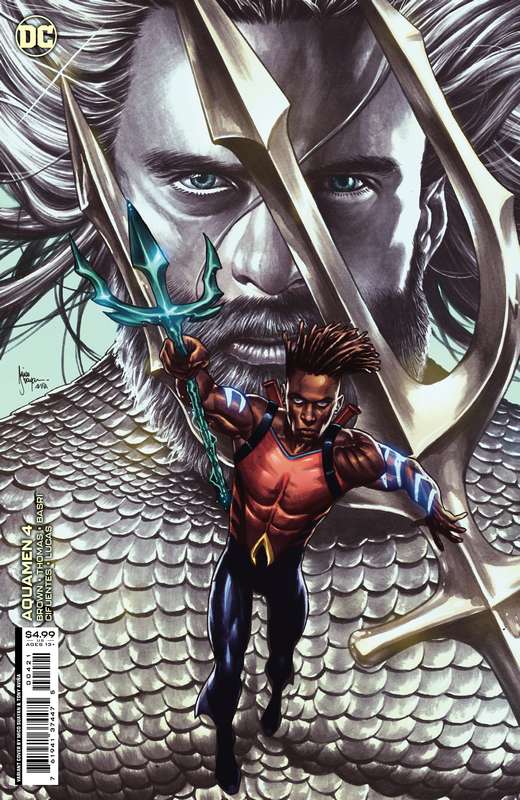 AQUAMEN #4 CVR B MICO SUAYAN ARTHUR & JACKSON CARD STOCK VARIANT