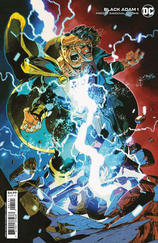 BLACK ADAM #1 CVR B RAFA SANDOVAL CARD STOCK VARIANT