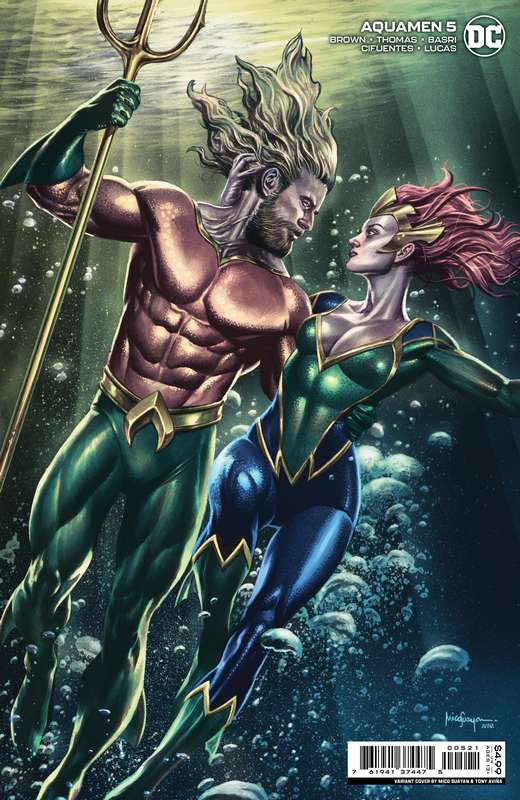 AQUAMEN #5 CVR B MICO SUAYAN CARD STOCK VARIANT