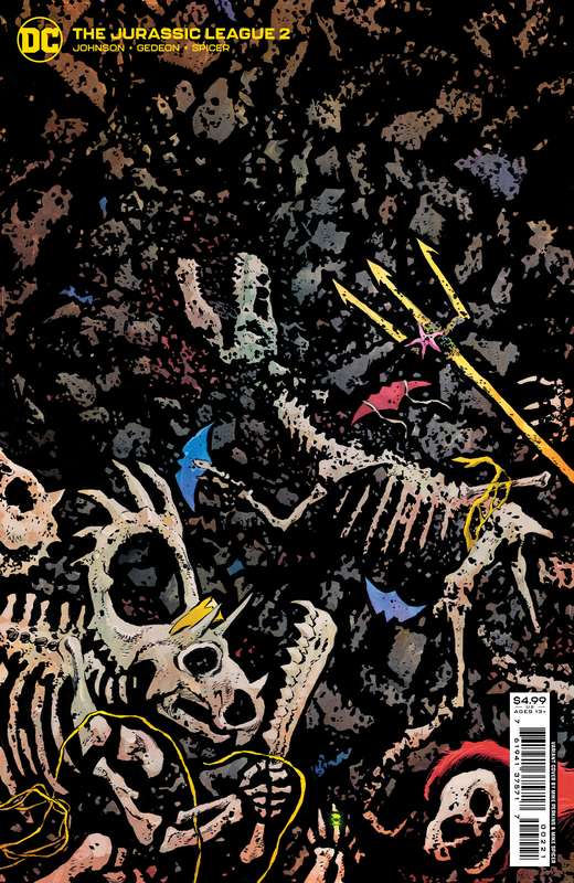 JURASSIC LEAGUE #2 (OF 6) CVR B MIKE PERKINS CARD STOCK VARIANT