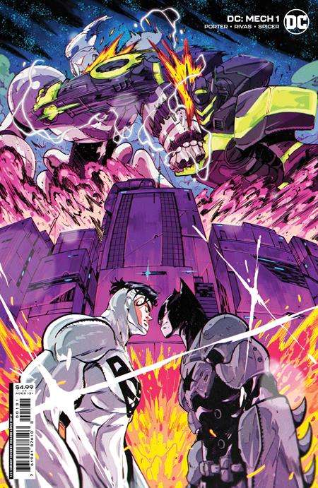 DC MECH #1 (OF 6) CVR D INC 1:25 RICARDO LOPEZ ORTIZ CARD STOCK VARIANT