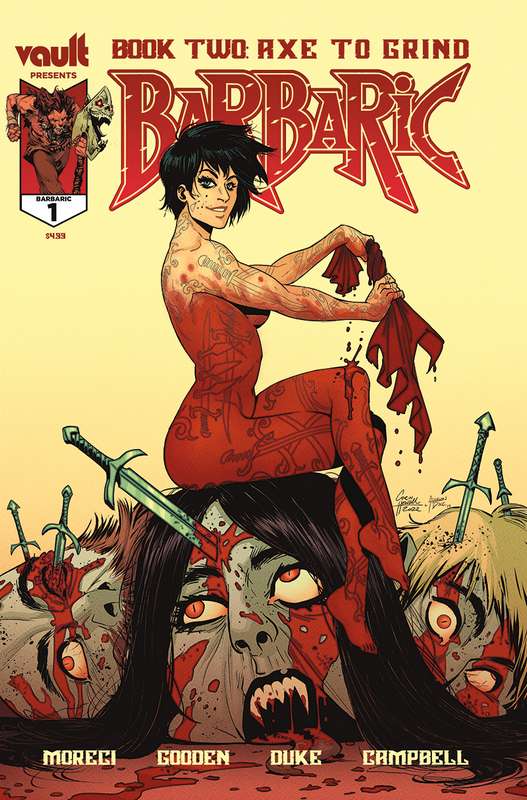 BARBARIC AXE TO GRIND #1 CVR B CORIN HOWELL VARIANT