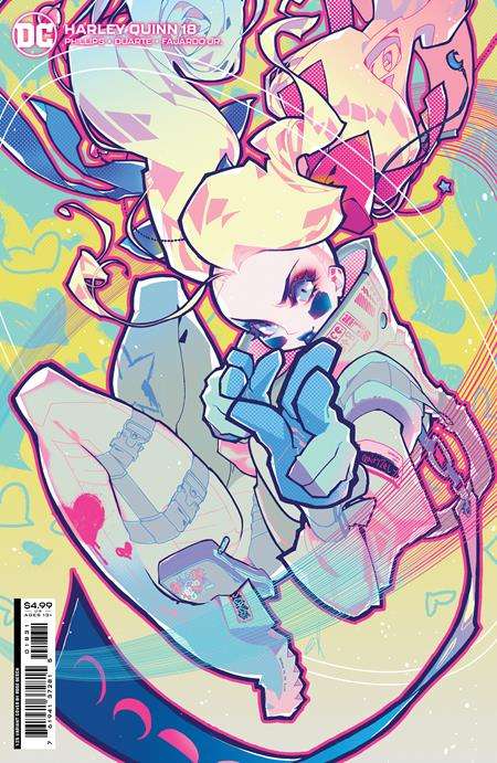 HARLEY QUINN #18 CVR D INC 1:25 ROSE BESCH CARD STOCK VARIANT