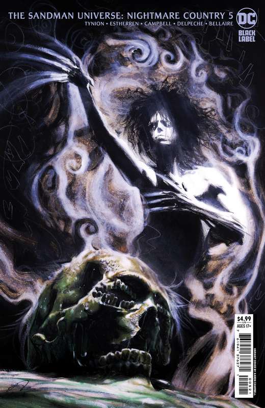 SANDMAN UNIVERSE NIGHTMARE COUNTRY #5 CVR B AARON CAMPBELL CARD STOCK VARIANT (MR)