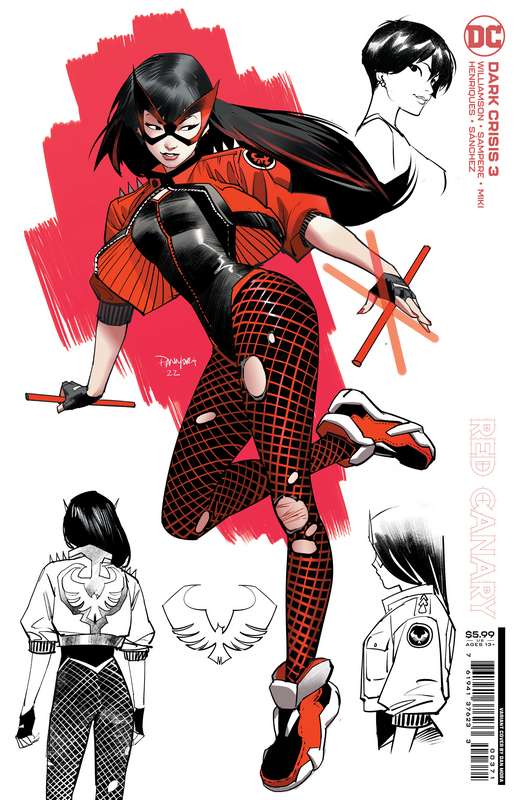 DARK CRISIS #3 (OF 7) CVR G DAN MORA RED CANARY CARD STOCK VARIANT