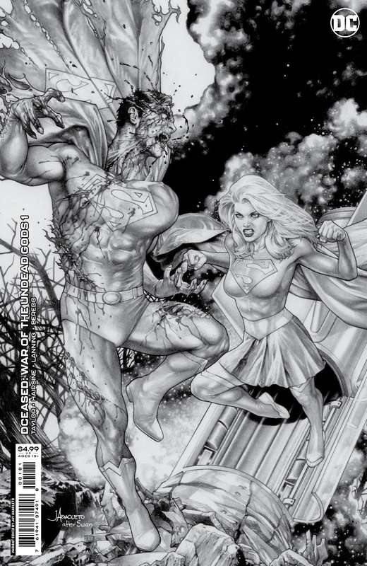 DCEASED WAR OF THE UNDEAD GODS #1 (OF 8) CVR H JAY ANACLETO CARD STOCK VARIANT