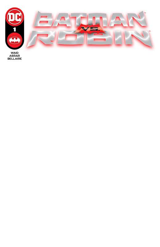 BATMAN VS ROBIN #1 (OF 5) CVR F BLANK CARD STOCK VARIANT