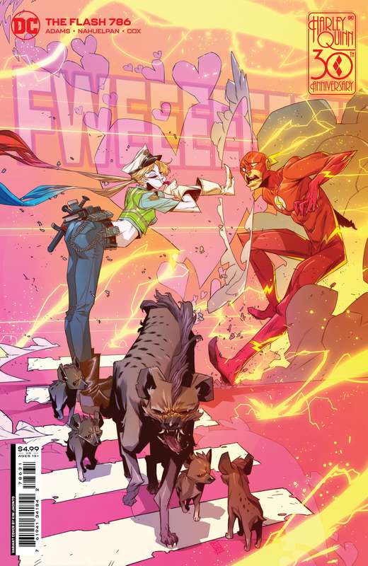 FLASH #786 CVR C KIM JACINTO HARLEY QUINN 30TH ANNIVERSARY CARD STOCK VARIANT (DARK CRISIS)