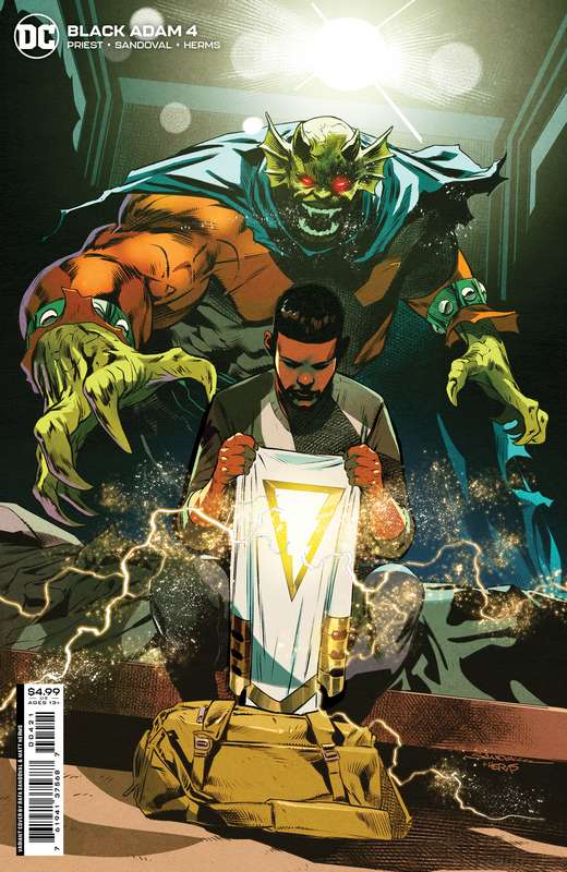 BLACK ADAM #4 CVR B RAFA SANDOVAL CARD STOCK VARIANT