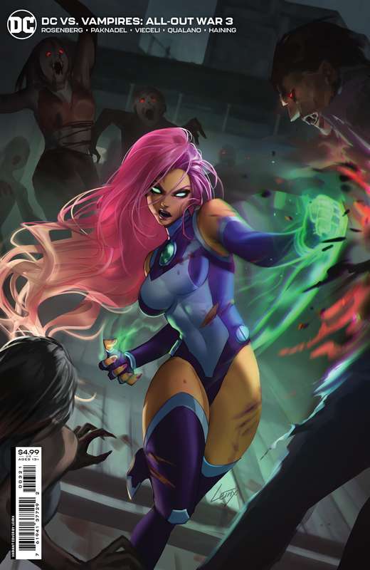 DC VS VAMPIRES ALL-OUT WAR #3 (OF 6) CVR B LESLEY LEIRIX LI CARD STOCK VARIANT