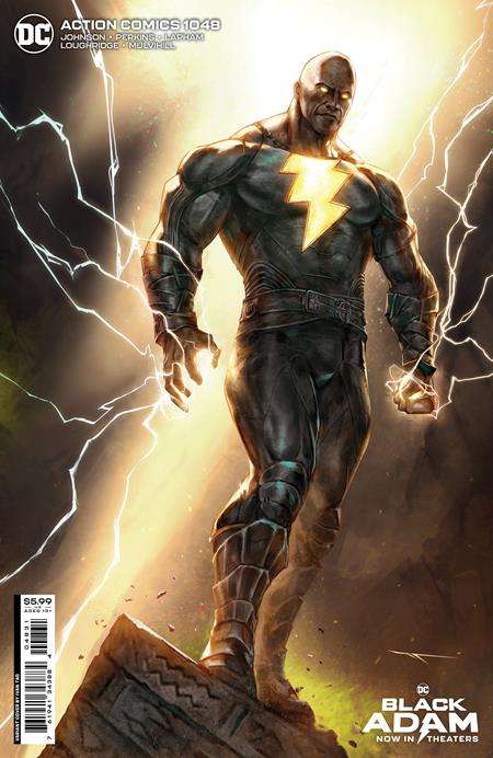 ACTION COMICS #1048 CVR C IVAN TAO BLACK ADAM MOVIE CARD STOCK VARIANT (KAL-EL RETURNS)