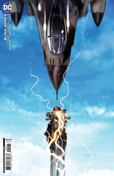 BLACK ADAM #5 CVR B RAFA SANDOVAL PLANE CARD STOCK VARIANT