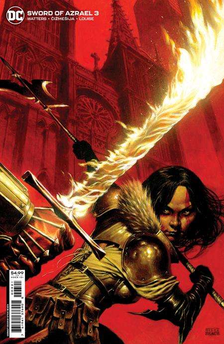 SWORD OF AZRAEL #3 (OF 6) CVR B STEVE BEACH CARD STOCK VARIANT