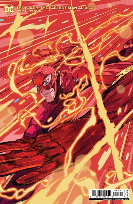 FLASH THE FASTEST MAN ALIVE #2 (OF 3) CVR B RICARDO LOPEZ ORTIZ CARD STOCK VARIANT