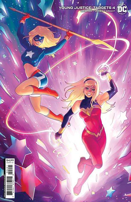 YOUNG JUSTICE TARGETS #4 (OF 6) CVR B MEGHAN HETRICK CARD STOCK VARIANT