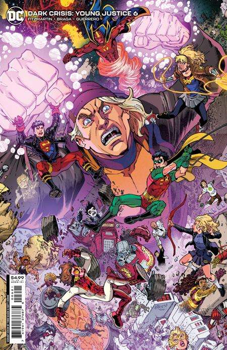 DARK CRISIS YOUNG JUSTICE #6 (OF 6) CVR B TODD NAUCK CARD STOCK VARIANT