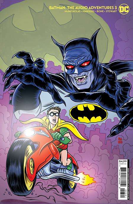 BATMAN THE AUDIO ADVENTURES #3 (OF 7) CVR B MICHAEL ALLRED CARD STOCK VARIANT