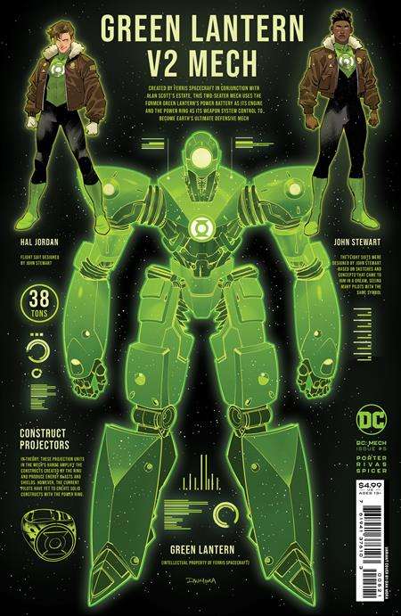 DC MECH #5 (OF 6) CVR B DAN MORA CARD STOCK VARIANT