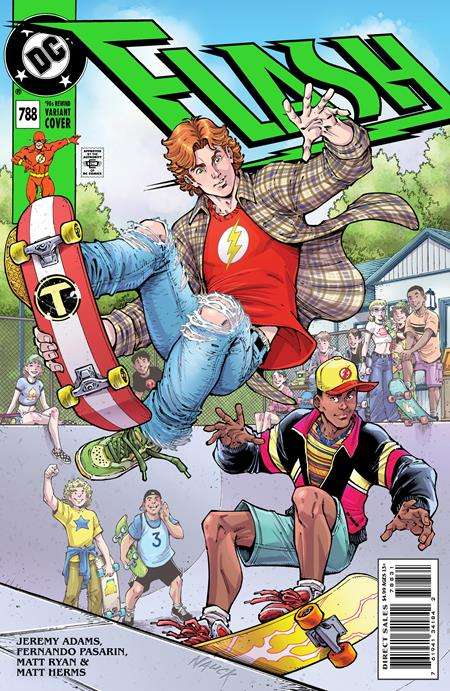 FLASH #788 CVR C TODD NAUCK 90S COVER MONTH CARD STOCK VARIANT