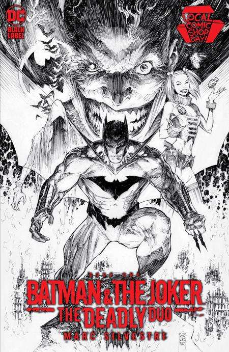 LCSD BATMAN & THE JOKER THE DEADLY DUO #1 FOIL CARD STOCK VARIANT